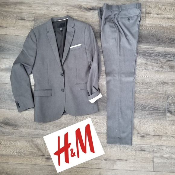 H&M Other - H&M Gray Slim Fit Suit